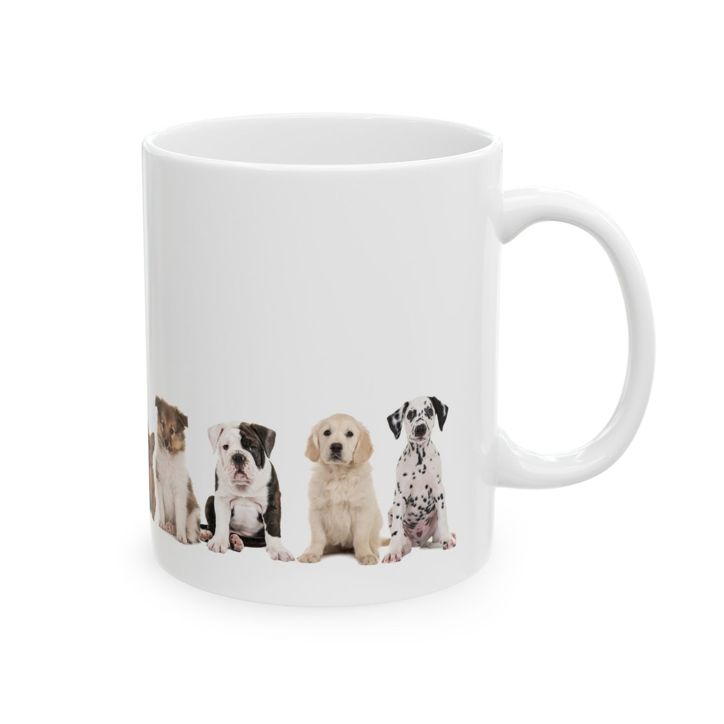 Happy Mugs!  Puppy Edition! Ceramic Mug, (11oz, 15oz)