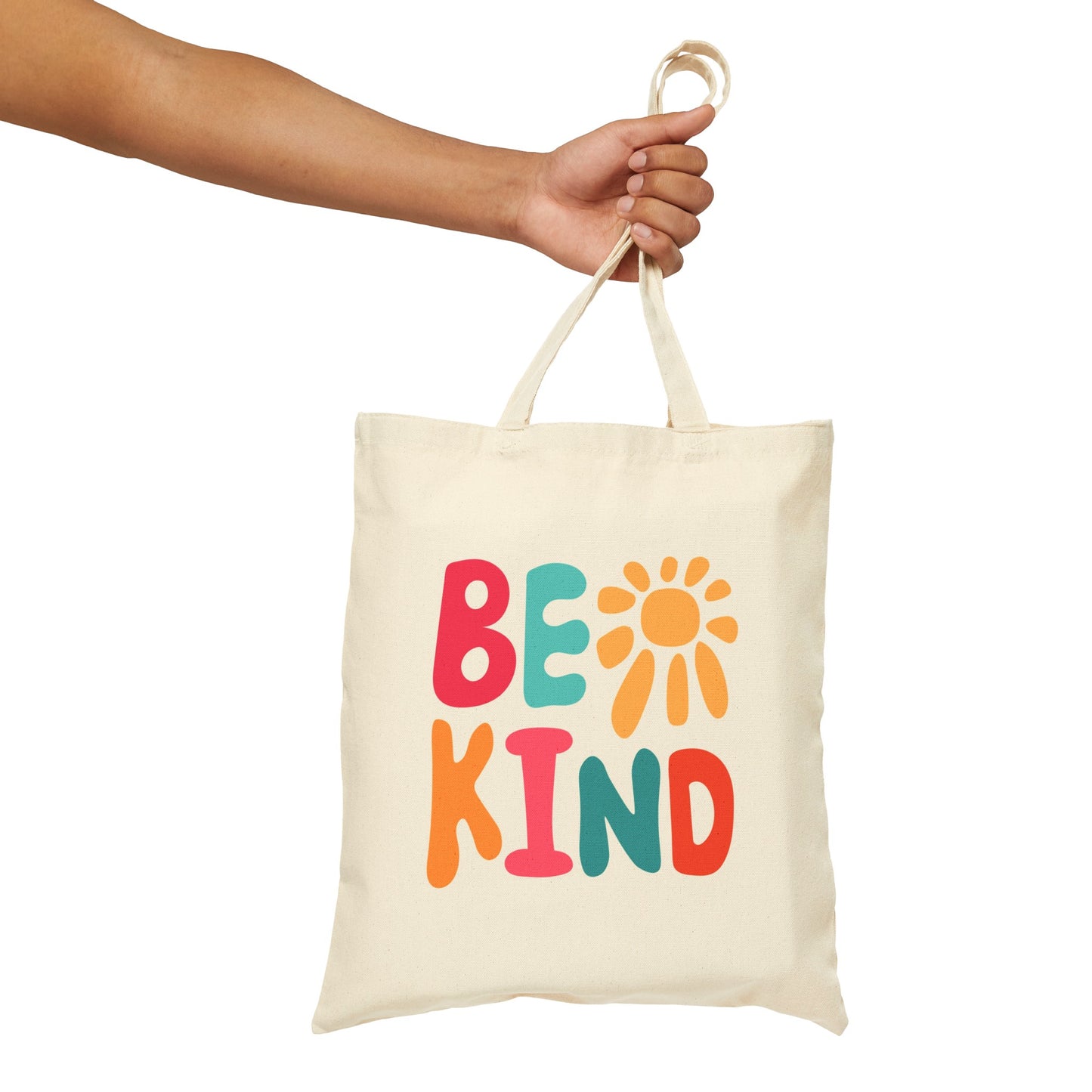 Be Kind - Cotton Canvas Tote Bag