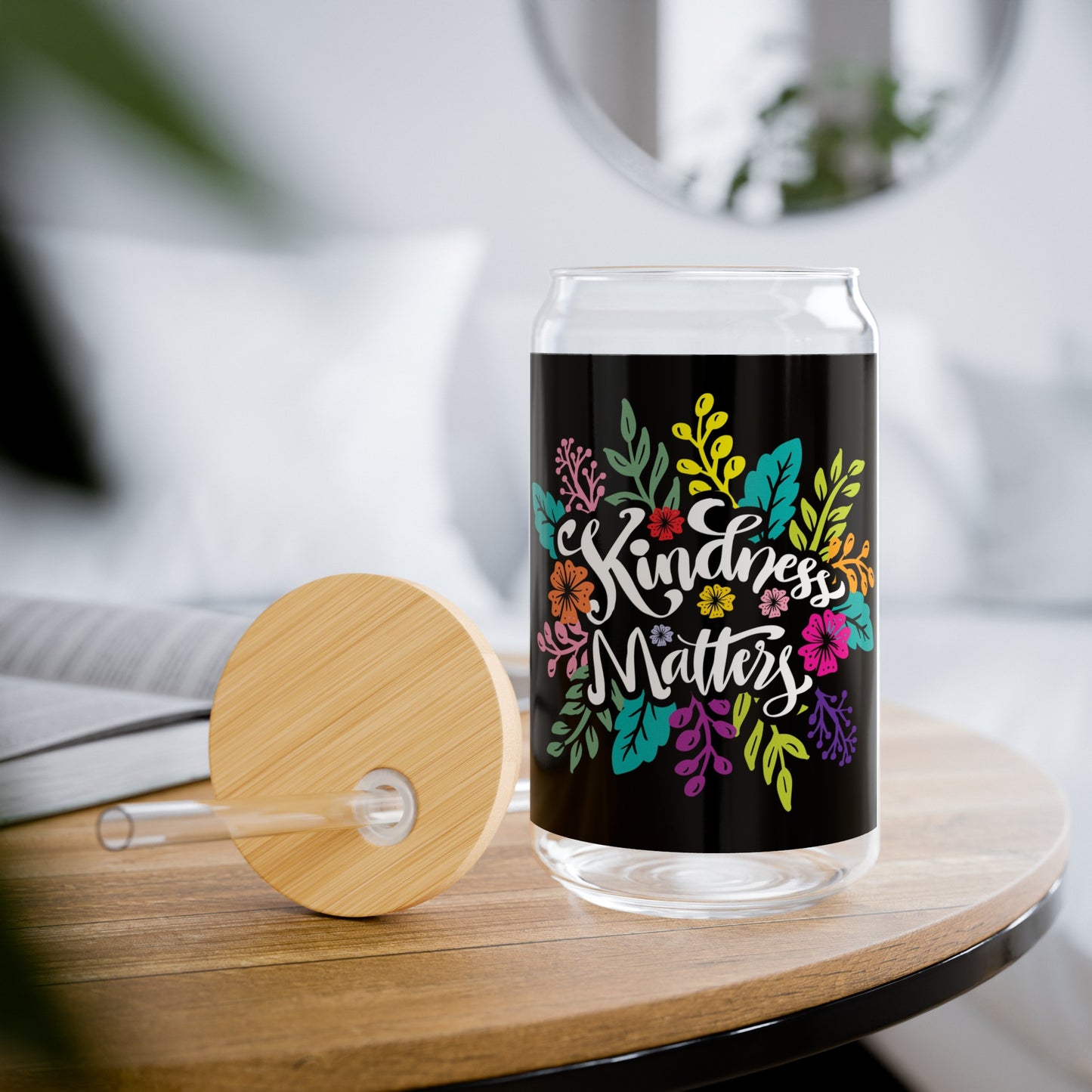 Kindness Matters - Sipper Glass, 16oz