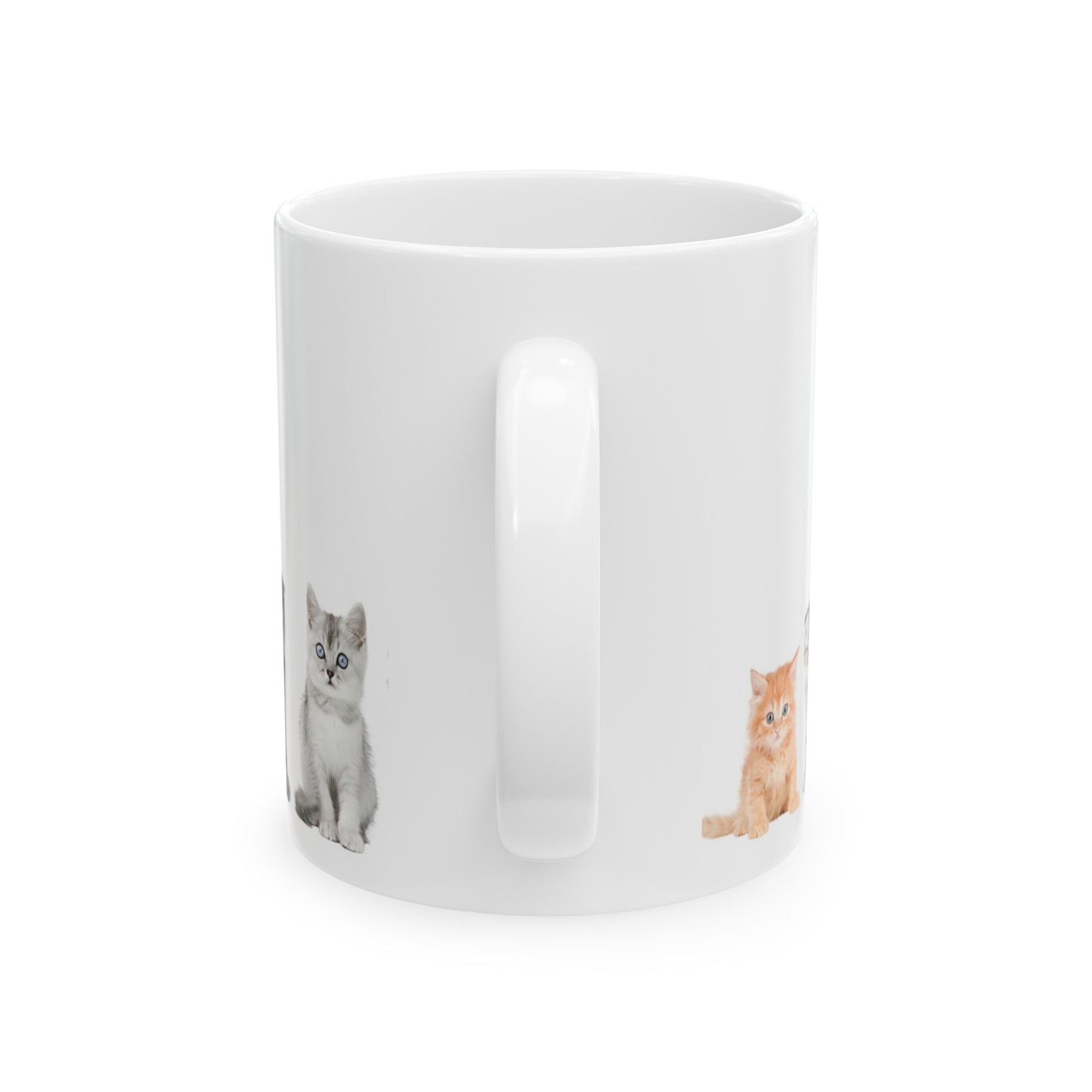 Happy Mug Kitten Design Purfect for any gift! Ceramic Mug, (11oz, 15oz)