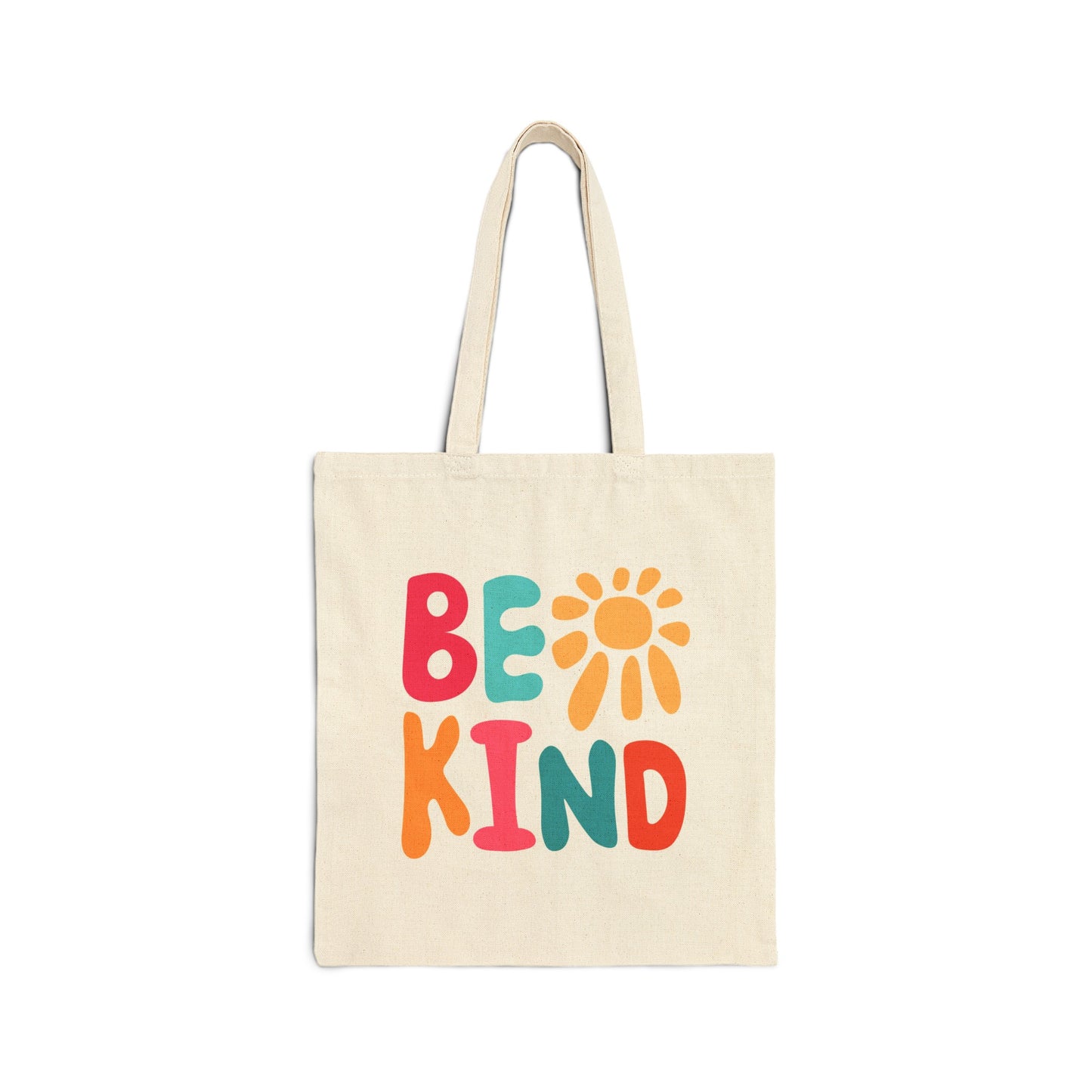 Be Kind - Cotton Canvas Tote Bag