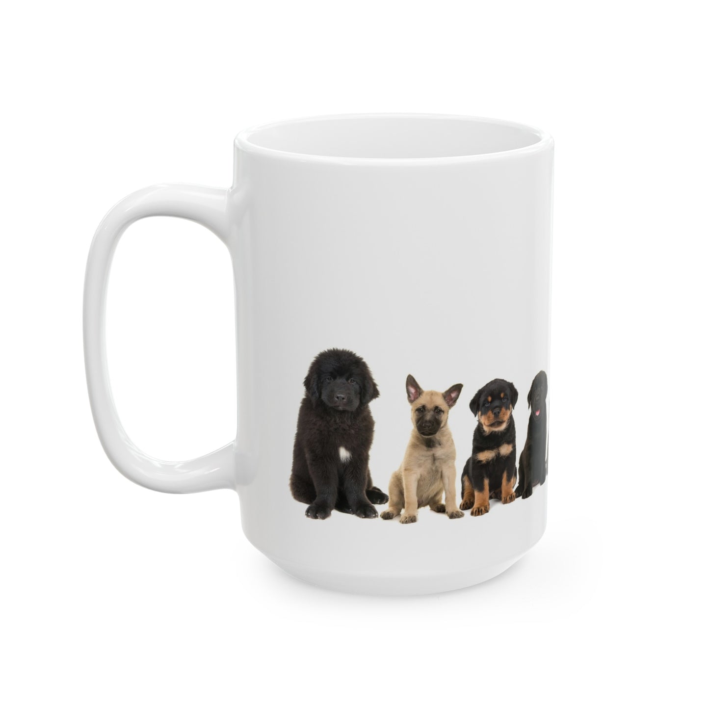 Happy Mugs!  Puppy Edition! Ceramic Mug, (11oz, 15oz)