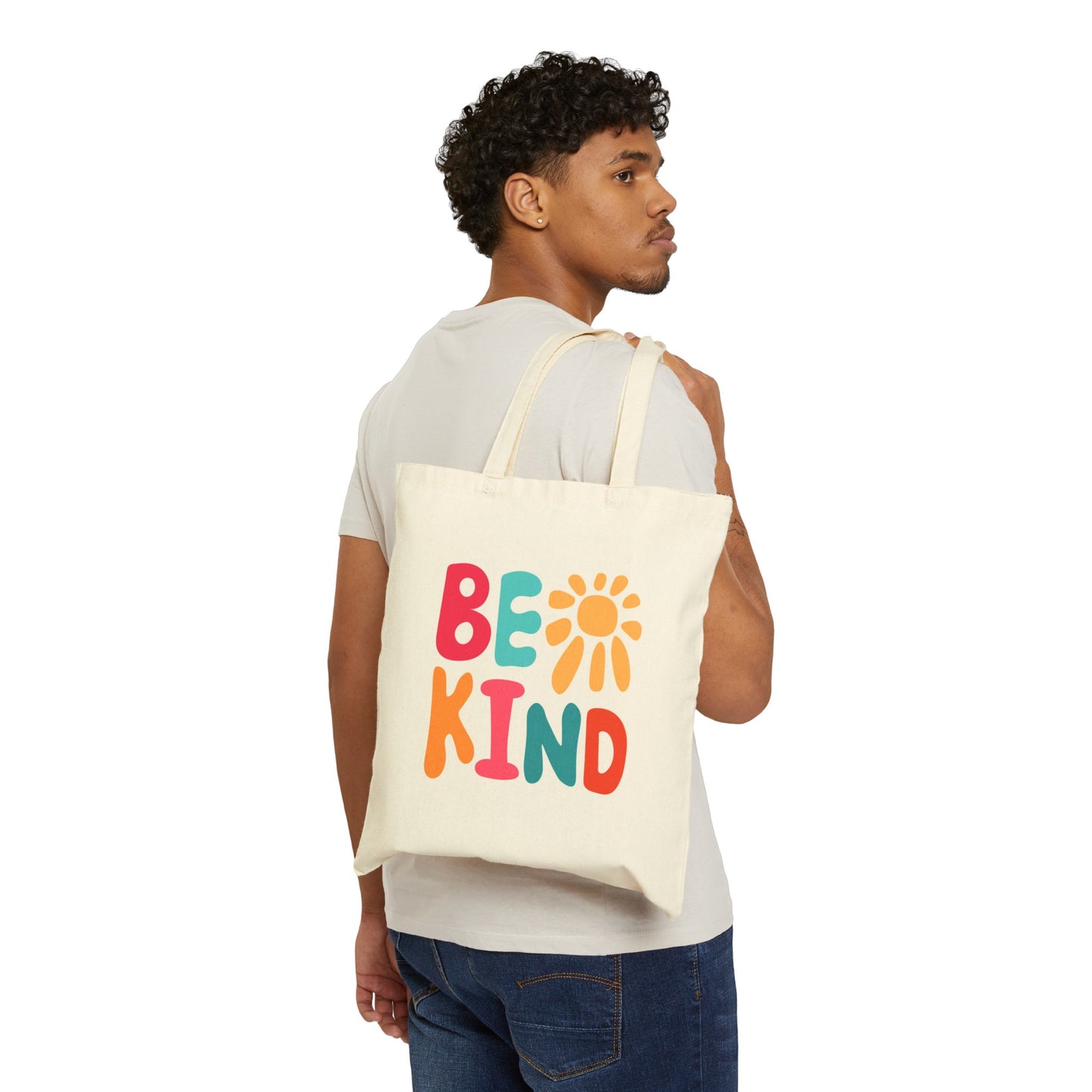 Be Kind - Cotton Canvas Tote Bag