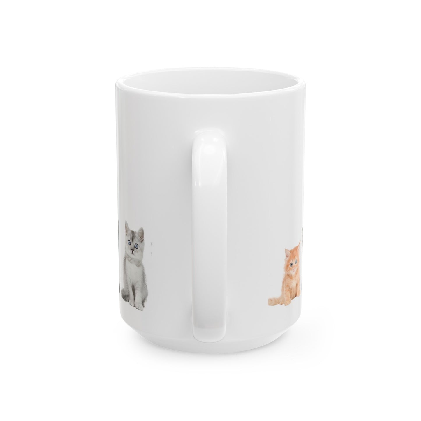 Happy Mug Kitten Design Purfect for any gift! Ceramic Mug, (11oz, 15oz)