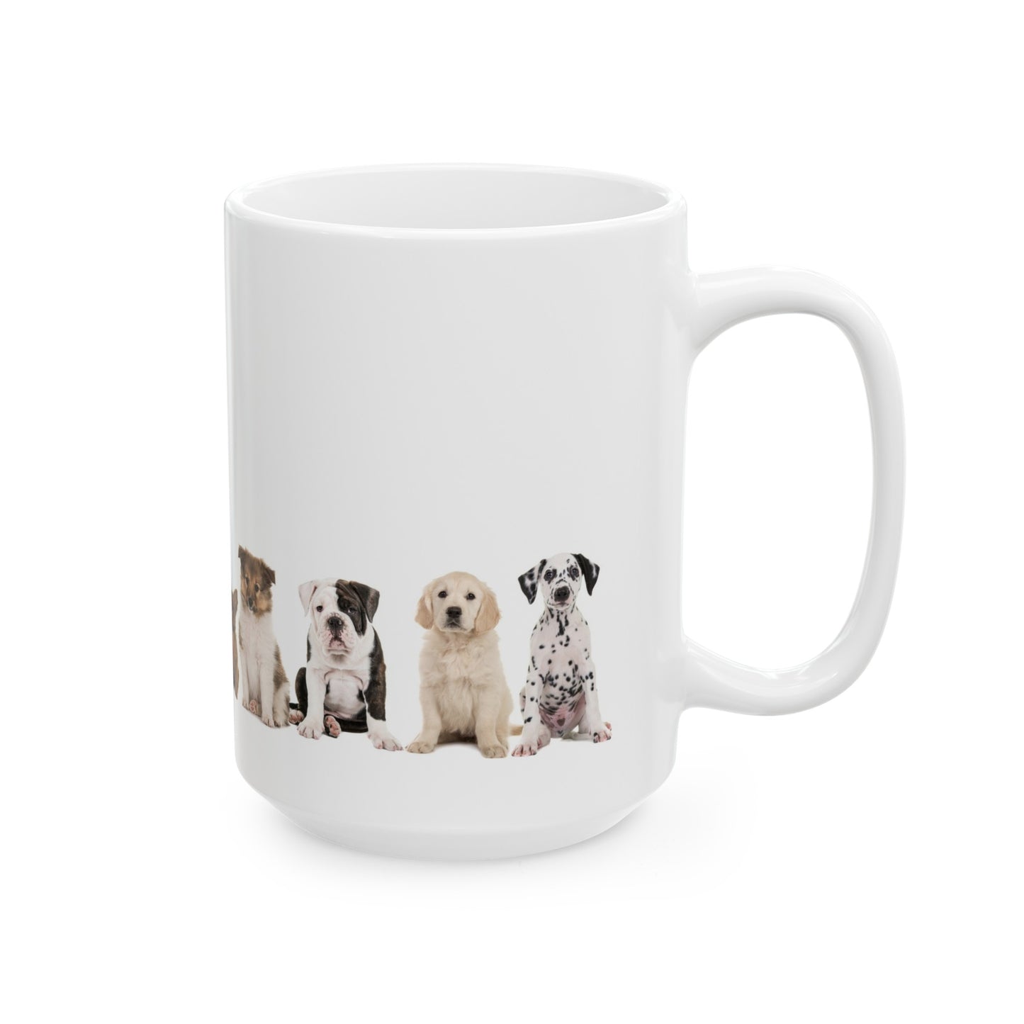 Happy Mugs!  Puppy Edition! Ceramic Mug, (11oz, 15oz)